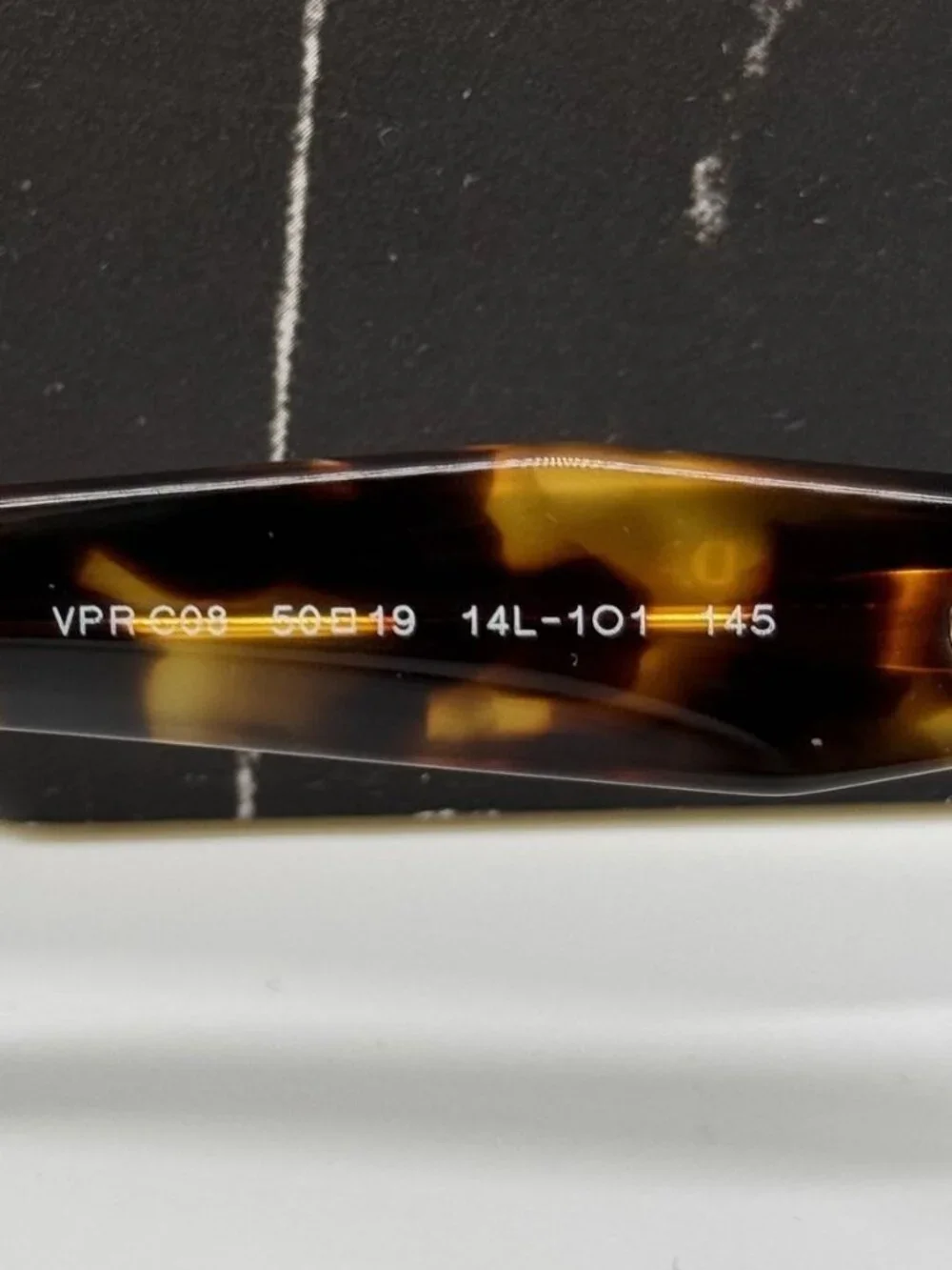 NWT Prada PRC08V 14L1O1 Havana Brown Women Eyeglasses PR C08V